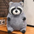 Adorable Gray Raccoon Plush Toy - Stuffed Plush Toys
