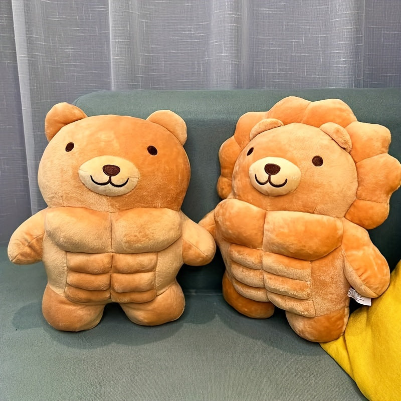 Muscle Teddy Bear Plush Toy - Stuffed Plush Toys